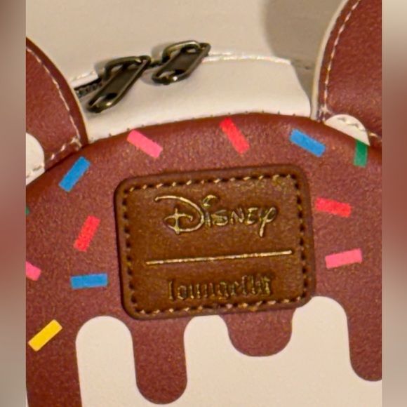 Loungefly Disney Mickey Mouse Ice Cream Mini Backpack bag purse - Picture 6 of 8
